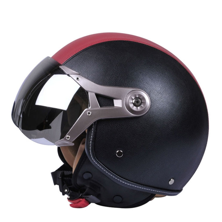 GXT Electric Vehicle Half Cover Four Seasons Retro Helmet