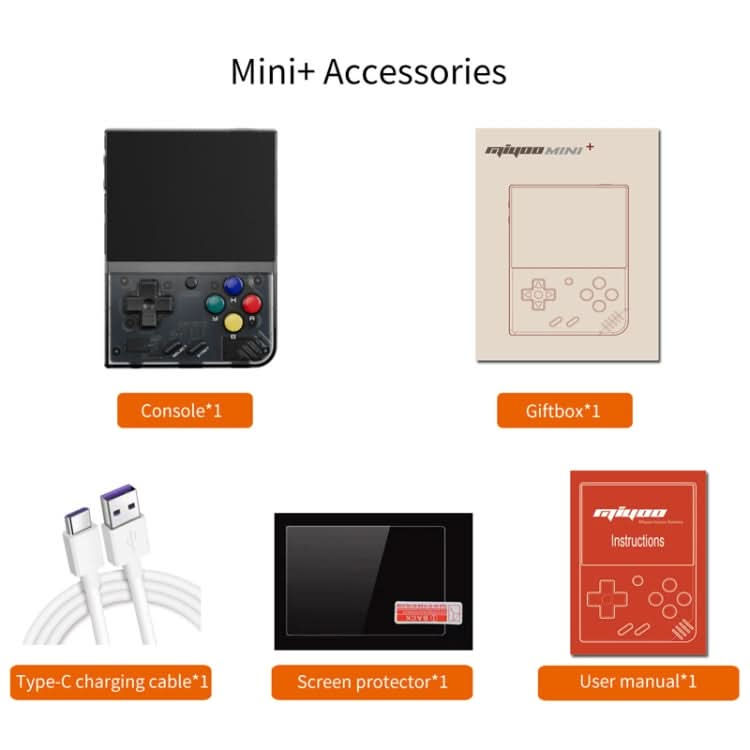 Miyoo Mini Plus 3.5 Inch IPS Screen Retro Handheld Game Console Reluova