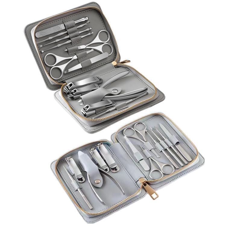 12 in 1 Stainless Steel Nail Trimming and Polishing Tool Set