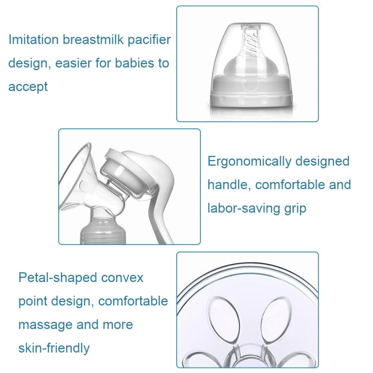 Adjustable Force Breast Pump 2 in 1 Manual Breast Pump Maternity Products My Store