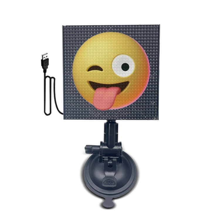 LED Dynamic Emoji Car Display Screen 5V USB Interface