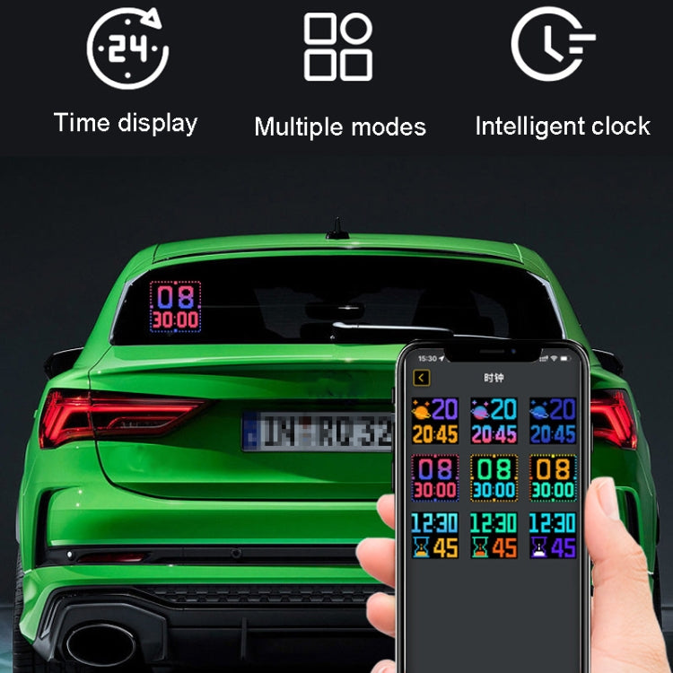 LED Dynamic Emoji Car Display Screen 5V USB Interface