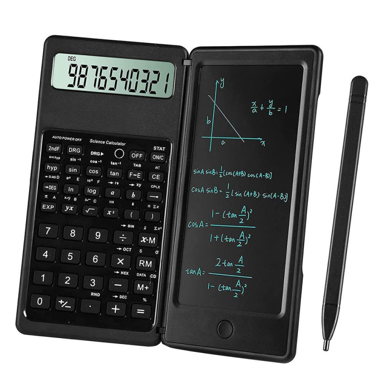 6 inch Learning Business Office Portable Foldable LCD Writing Board Calculator Reluova