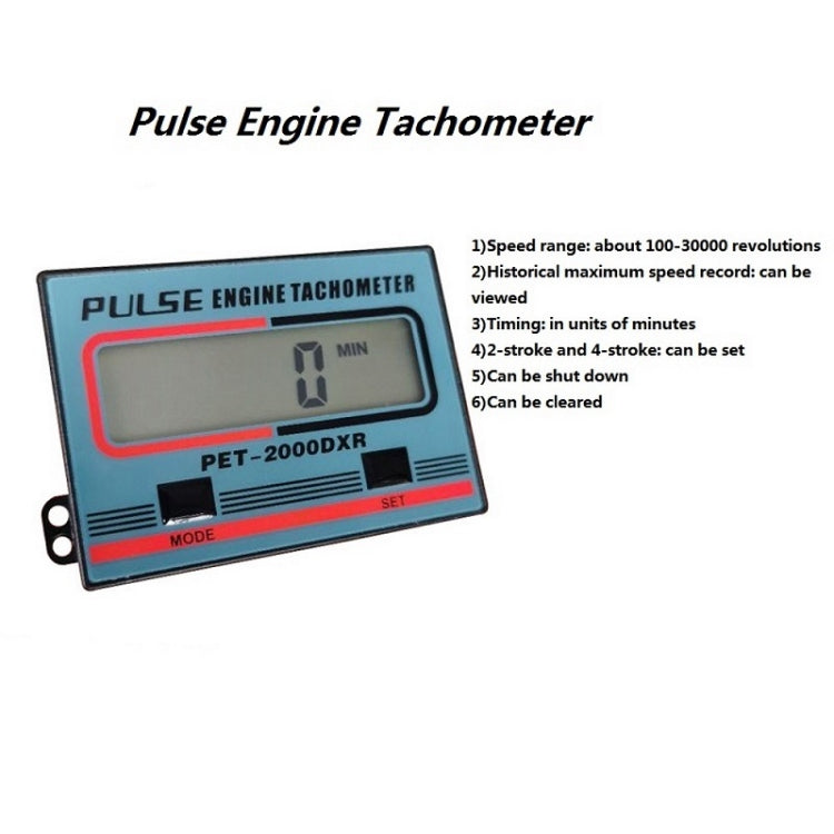 Chainsaw Tachometer Lawn Mower Speedometer Gasoline Engine Tester