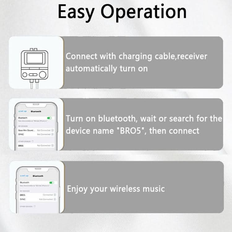 AUX 2RCA TF Bluetooth Adapter Wireless Receiver Transmitter