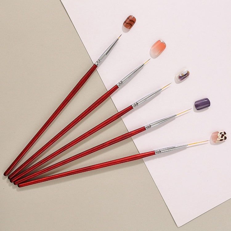 Nail Fine Line Pulling Pen Color Painting Flower Pen Fine Outline Nail Art Pen