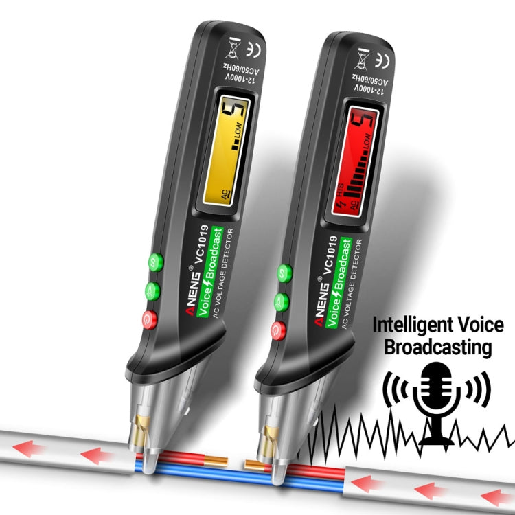 ANENG VC1019 Non-Contact Induction Electric Pen High-Precision Line Detection Breakpoint Voice Test Pen Reluova