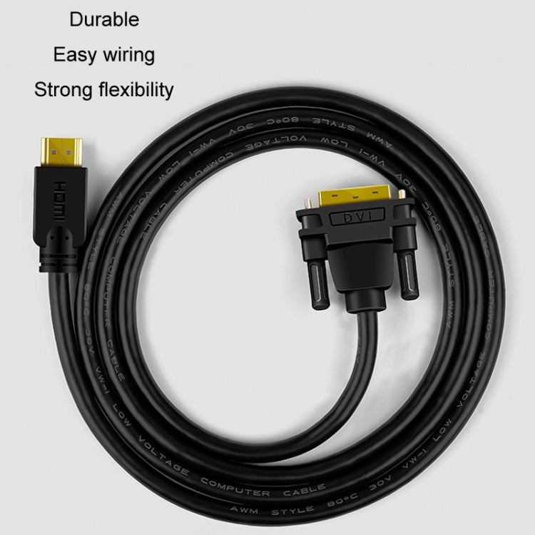 JINGHUA HDMI To DVI Transfer Cable Graphics Card Computer Monitor HD Cable My Store