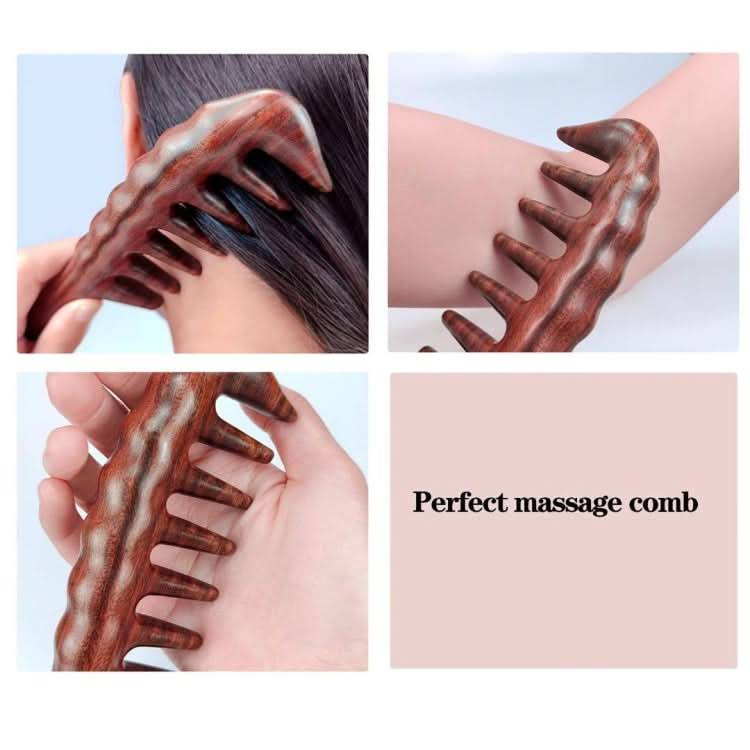 Meridian Massage Wooden Comb Reluova