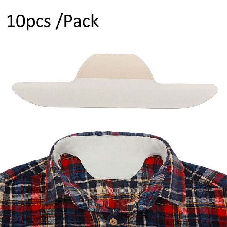 10pcs /Pack Disposable Self-Adhesive Sweat Pads T-Shirt Neck Collar Hat Absorbent Sticker