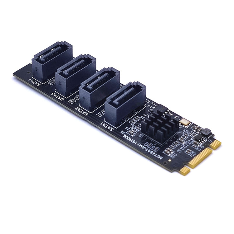 JMB582 M2 KEY-M NVME PCI-E To SATA3.0 Hard Disk Transfer Card