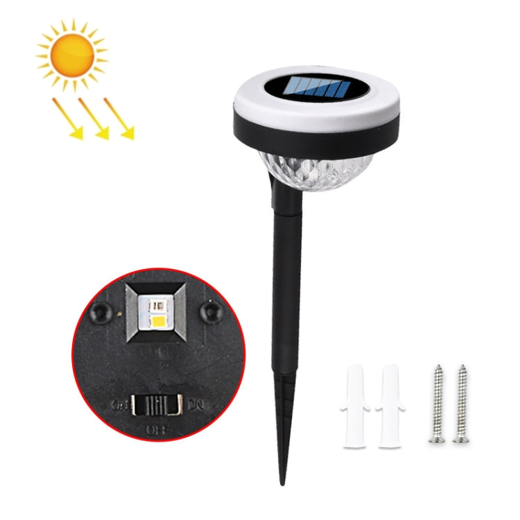 Outdoor Solar LED Dual Light Source Ground Plug Light