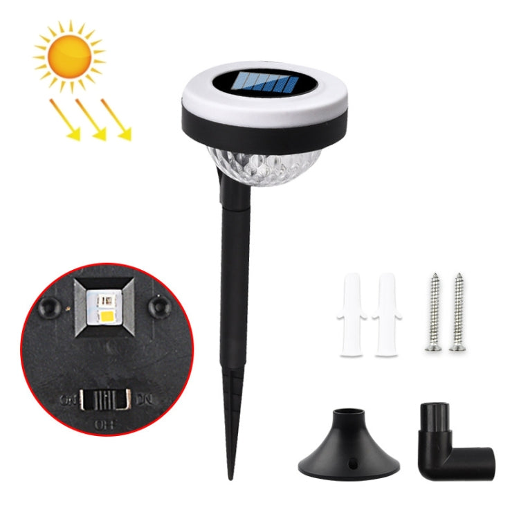 Outdoor Solar LED Dual Light Source Ground Plug Light