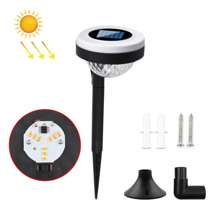 Outdoor Solar LED Dual Light Source Ground Plug Light