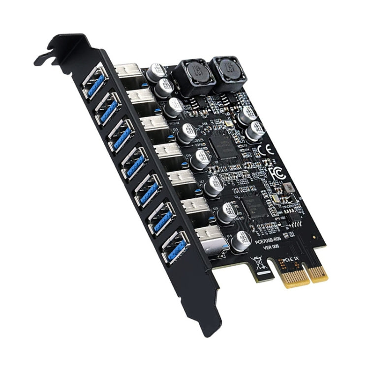 PCE7USB-R05  PCI-E To USB 3.2 GEN1 7-Port 19PIN Expansion Card Super Speed 5Gbps My Store