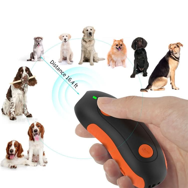 Ultrasonic Pet Trainer Handheld Sonic Dog Repeller Portable Electronic Dog Trainer - Reluova