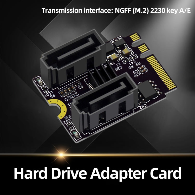 M2 to SATA3.0 Adapter Card PCI-E3.0 Card KEY A+E WiFi M.2 to SATA JMB582 Chip