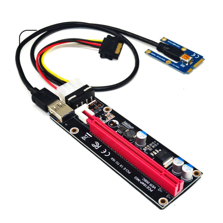 PCE164P-N03 VER006C Mini PCI-E 1X To 16X Riser For Laptop External Image Card My Store