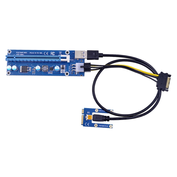 PCE164P-N03 VER006C Mini PCI-E 1X To 16X Riser For Laptop External Image Card