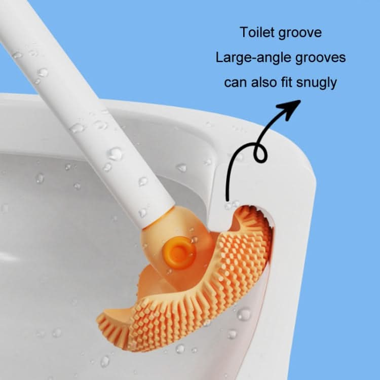 Household Octopus Wall Mounted Soft Rubber Toilet Brush Reluova