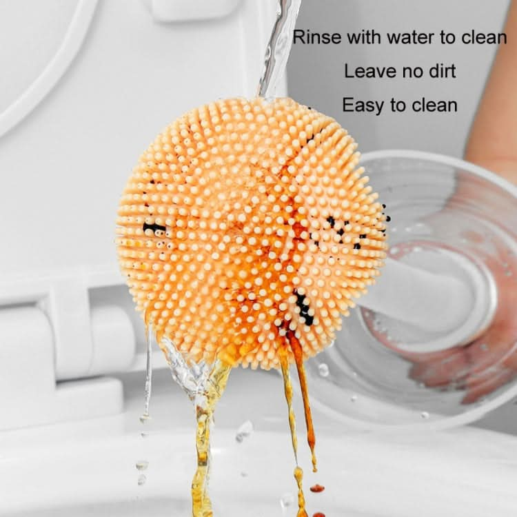 Household Octopus Wall Mounted Soft Rubber Toilet Brush