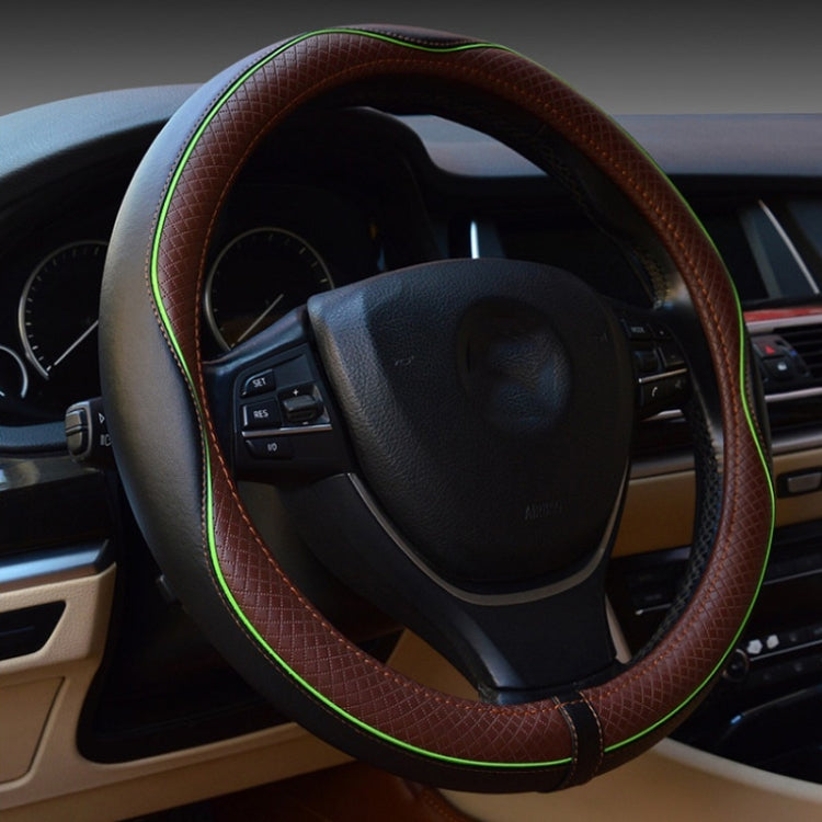 38cm Car Embossed Leather Steering Wheel Cover ÎҵÄÉ̵ê