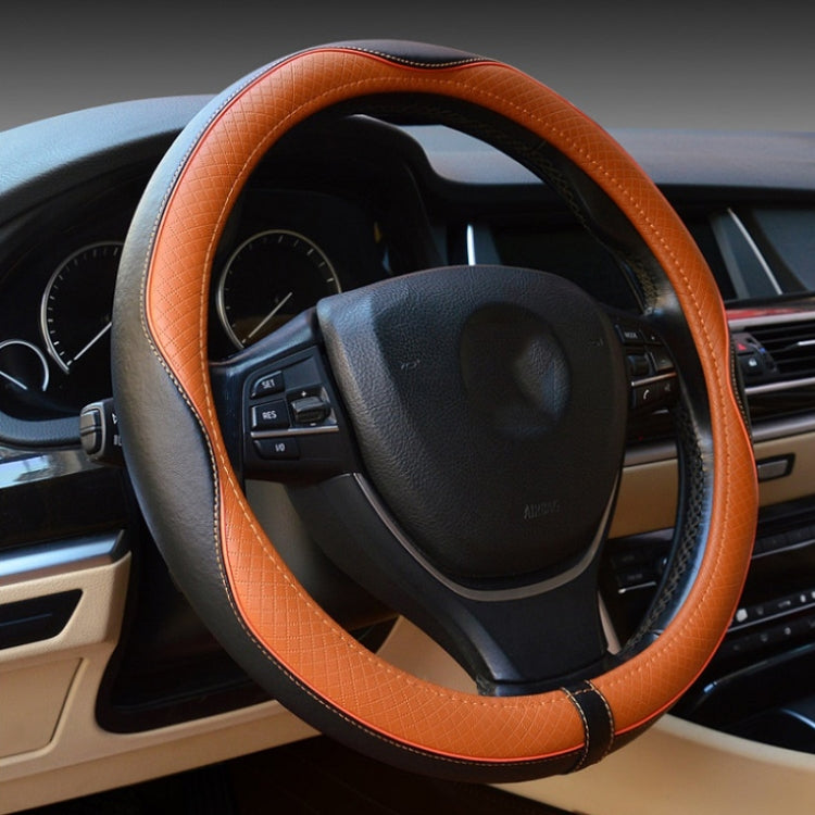 38cm Car Embossed Leather Steering Wheel Cover ÎҵÄÉ̵ê