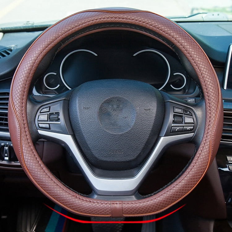 38cm Car Embossed Leather Steering Wheel Cover ÎҵÄÉ̵ê