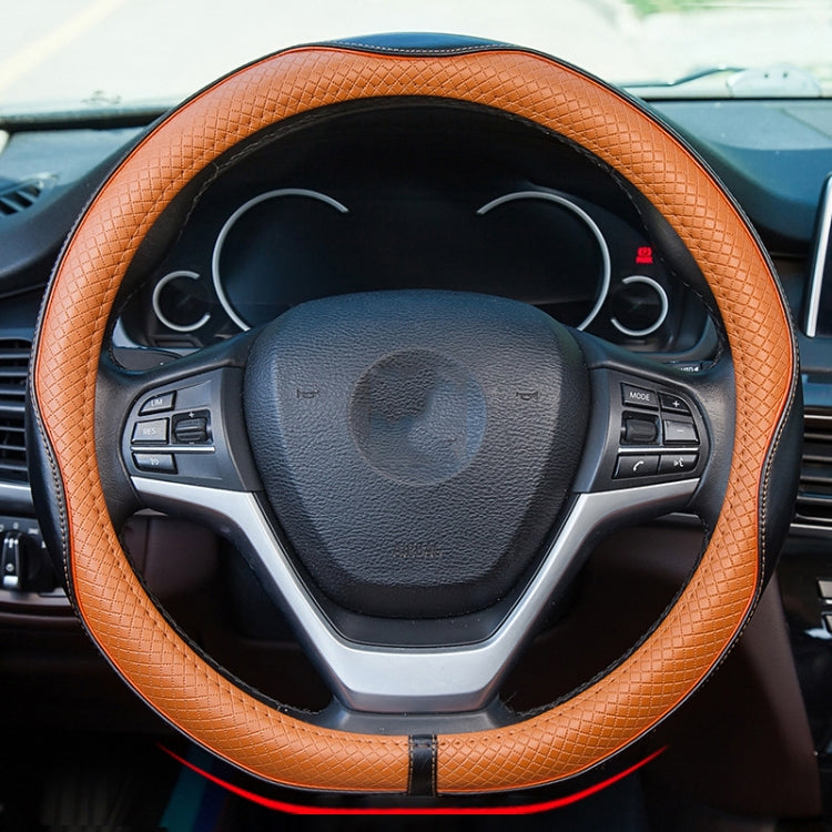 38cm Car Embossed Leather Steering Wheel Cover ÎҵÄÉ̵ê