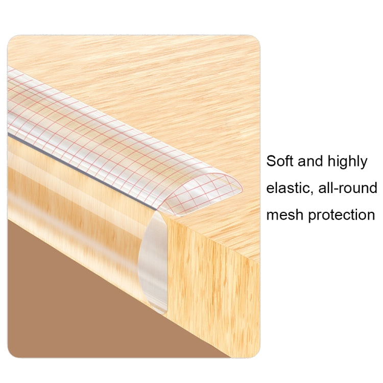 PVC Household Transparent Anti-collision Strip Furniture Soft Edge Protector