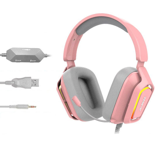 Ajazz AX368 Computer Game Audio Recognition RGB Headset My Store