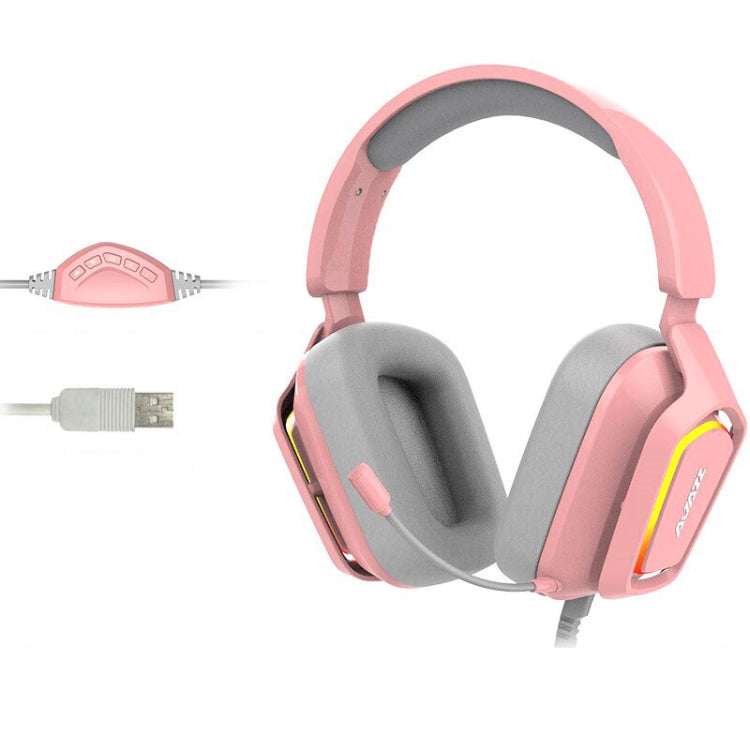 Ajazz AX368 Computer Game Audio Recognition RGB Headset