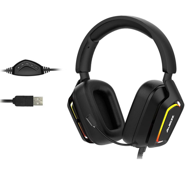 Ajazz AX368 Computer Game Audio Recognition RGB Headset