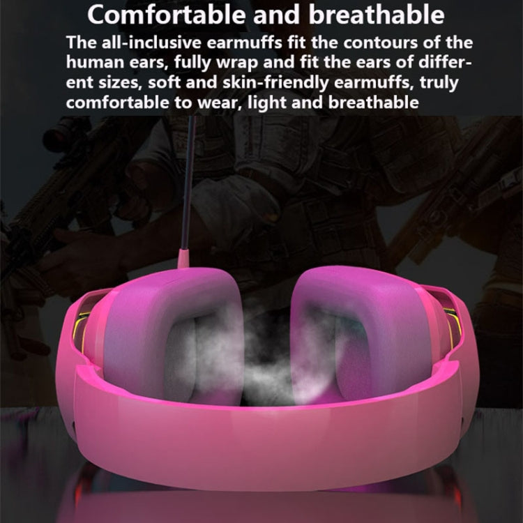 Ajazz AX368 Computer Game Audio Recognition RGB Headset