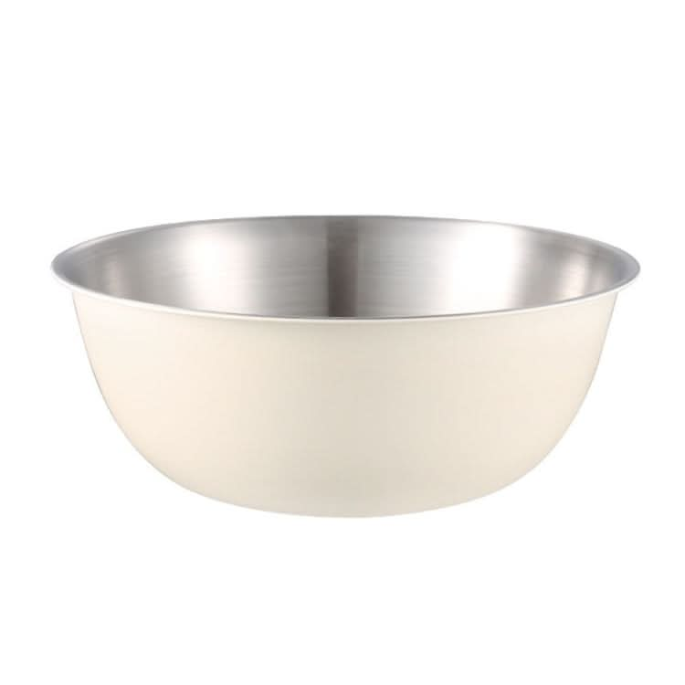 304 Stainless Steel Food Grade Dishes Bowl Kitchen Baking Stirring Bowl Vegetables Sandwood Basin-Reluova