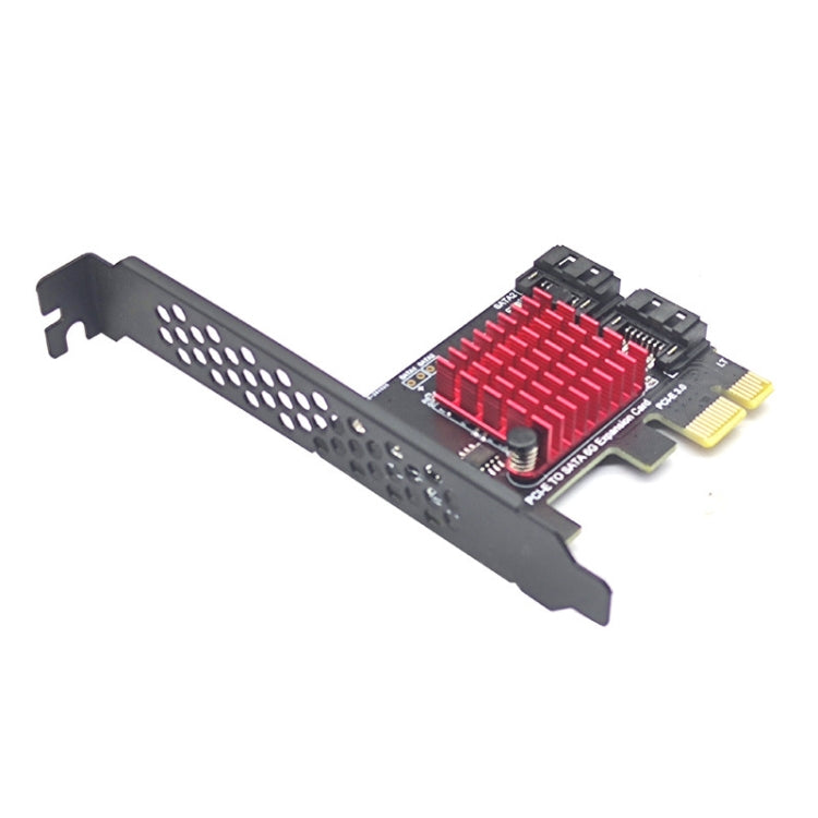 PCI-E 1X GEN3 To SATA3.0 Expansion Card 2 Ports 6Gbps Transfer Expansion IPFS Hard Disk My Store