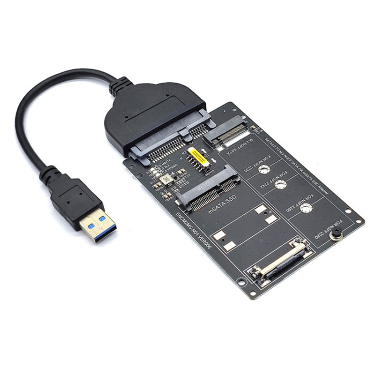 SATA 22PIN To MSATA Or M.2 NGFF SATA Card 2 In 1 SSD Converter Card My Store