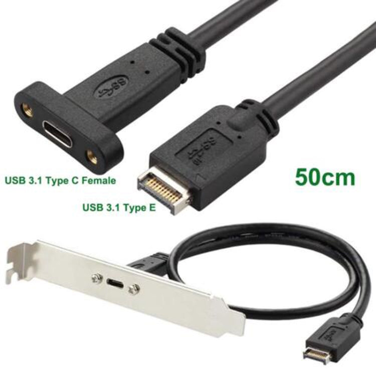 USB 3.1 Type-E To USB-C / Type-C Connector Front Panel Header My Store