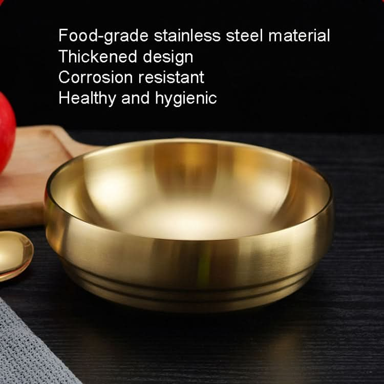 Stainless Steel Double Thickened Cold Noodle Bowl Rice Bowl - Reluova