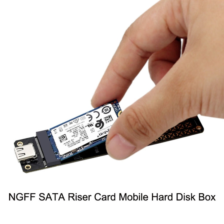 NGFF M.2 Bkey SATA Hard Disk SSD To USB3.1 Type-C / USB-C Expansion Card Conversion Board