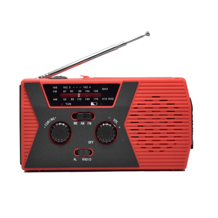 Emergency Radio Portable Hand Crank Solar Powered Radio Reluova