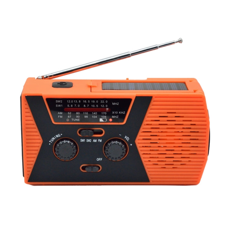 Emergency Radio Portable Hand Crank Solar Powered Radio Reluova