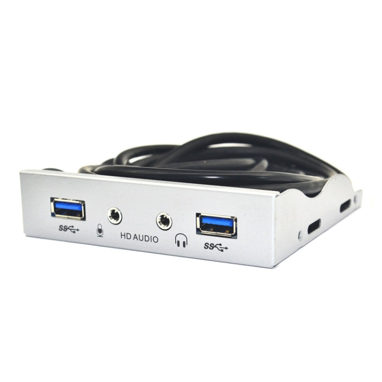 3.5-Inch  2 USB 3.0+HD AUDIO Port Desktop PC Floppy Drive Front Panel