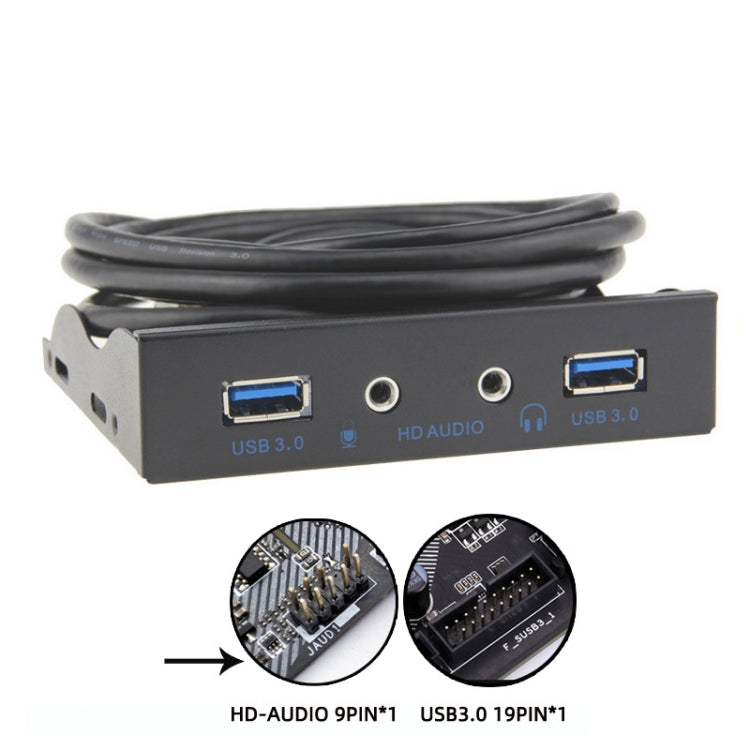 3.5-Inch  2 USB 3.0+HD AUDIO Port Desktop PC Floppy Drive Front Panel