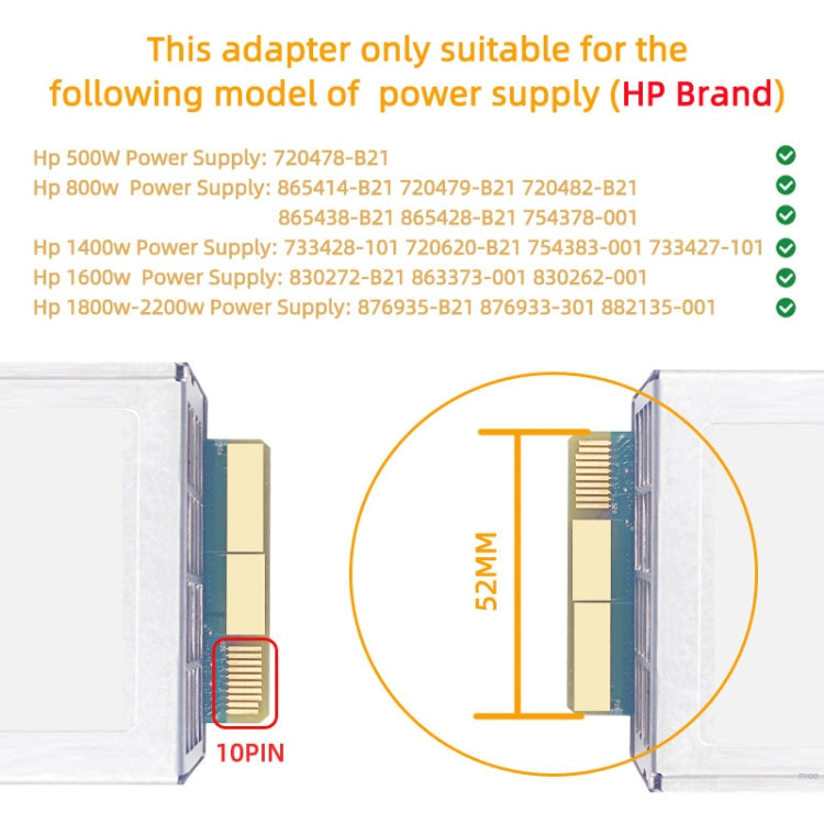 2200W To 6P Graphics Card Power Board For HP Server Power Supply