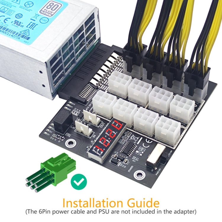 2200W To 6P Graphics Card Power Board For HP Server Power Supply