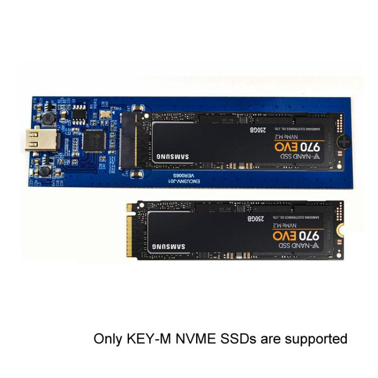 USB3.2 To M.2 NVME Hard Disk Box NGFF PCIE Protocol To TYPE-C