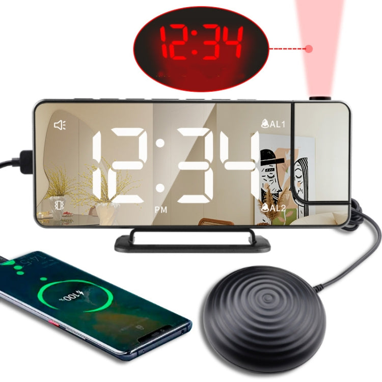 Mirror Projection Clock 2 Groups Alarm Mode with Vibrator My Store