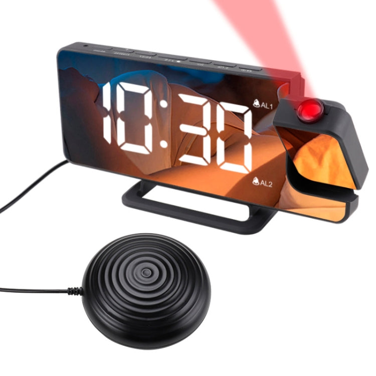 Mirror Projection Clock 2 Groups Alarm Mode with Vibrator My Store