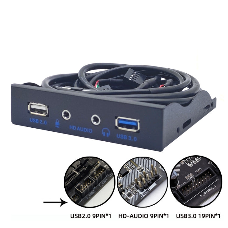 3.5-Inch  USB 2.0+USB 3.0+HD AUDIO Port Desktop PC Case Floppy Drive Front Panel My Store